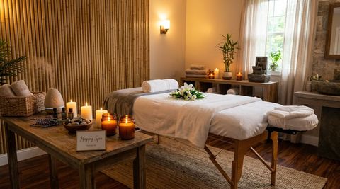 Illustration of Happy Spa, massage spa in Paterson, NJ